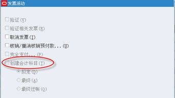 英文,會計科目,Oracle