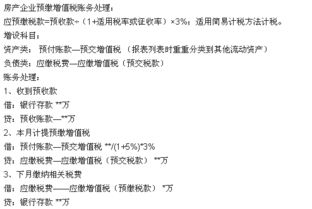 營改增后房地產會計科目設置