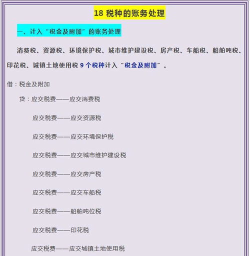 稅金及附加核算的會(huì)計(jì)科目