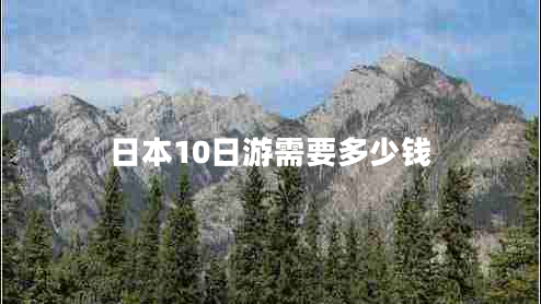 日本10日游需要多少錢