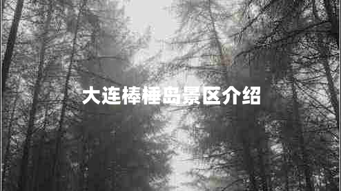 大連棒棰島景區(qū)介紹