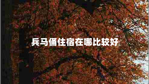 兵馬俑住宿在哪比較好