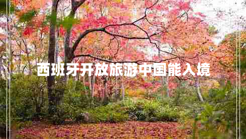 西班牙開(kāi)放旅游中國(guó)能入境