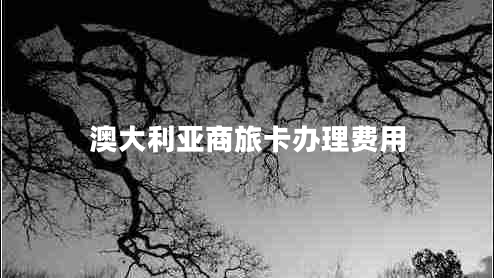 澳大利亞商旅卡辦理費(fèi)用