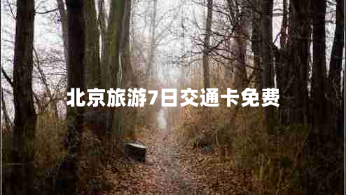 北京旅游7日交通卡免費(fèi)