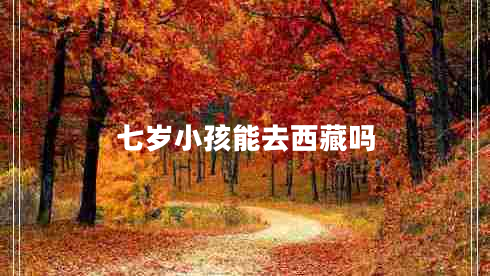 七歲小孩能去西藏嗎