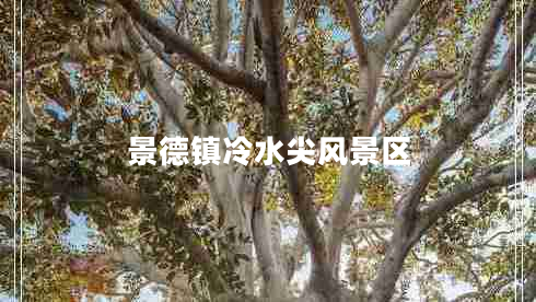 景德鎮(zhèn)冷水尖風(fēng)景區(qū)