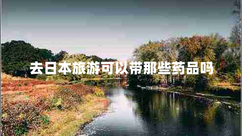 去日本旅游可以帶那些藥品嗎
