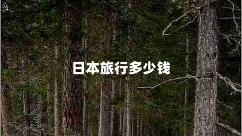 日本旅行多少錢 日本旅行多少錢
