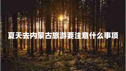 夏天去內(nèi)蒙古旅游要注意什么事項(xiàng)