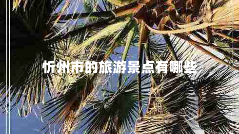 忻州市的旅游景點有哪些