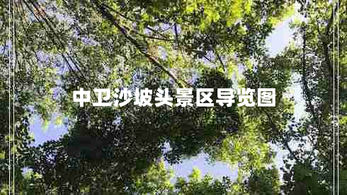 中衛(wèi)沙坡頭景區(qū)導(dǎo)覽圖