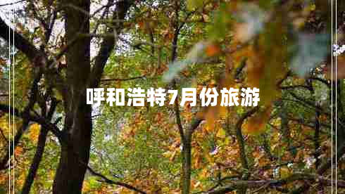 呼和浩特7月份旅游 呼和浩特7月份旅游