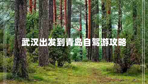武漢出發(fā)到青島自駕游攻略 武漢出發(fā)到青島自駕游攻略