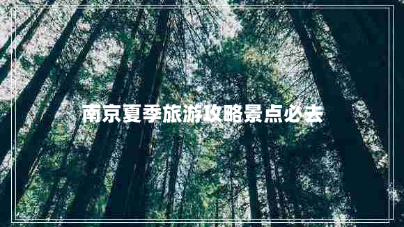 南京夏季旅游攻略景點(diǎn)必去