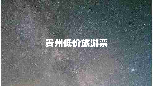 貴州低價旅游票