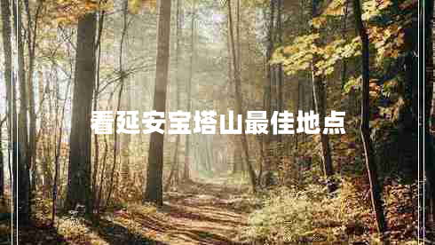 看延安寶塔山最佳地點 看延安寶塔山最佳地點