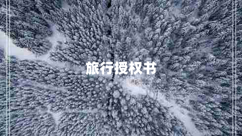 旅行授權(quán)書(shū)