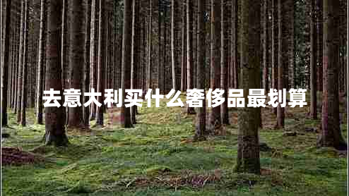 去意大利買什么奢侈品最劃算