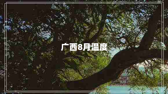 廣西8月溫度