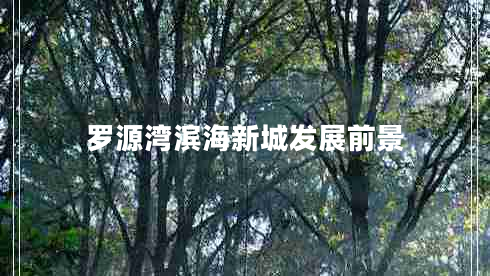 羅源灣濱海新城發(fā)展前景