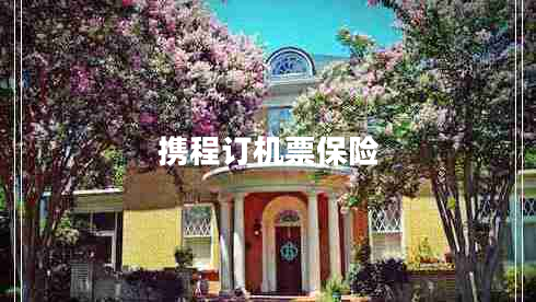 攜程訂機(jī)票保險(xiǎn)