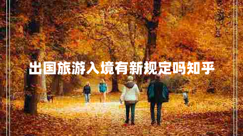 出國旅游入境有新規(guī)定嗎知乎
