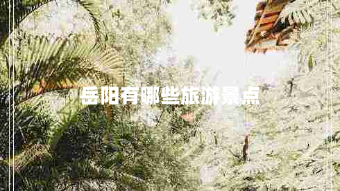 岳陽有哪些旅游景點(diǎn) 岳陽有哪些旅游景點(diǎn)