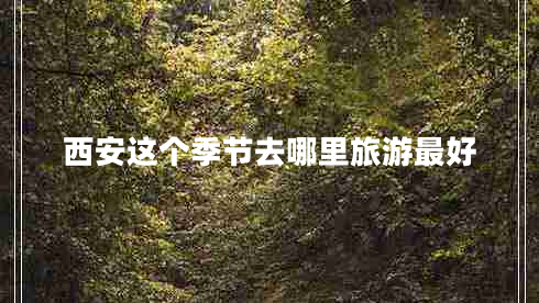 西安這個(gè)季節(jié)去哪里旅游最好
