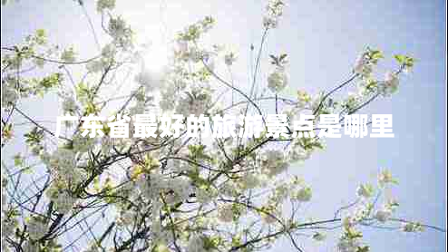 廣東省最好的旅游景點(diǎn)是哪里