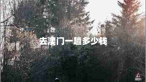 去澳門一趟多少錢