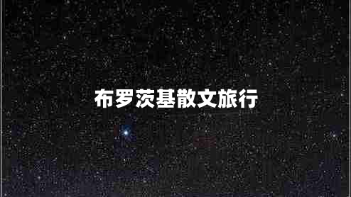 布羅茨基散文旅行