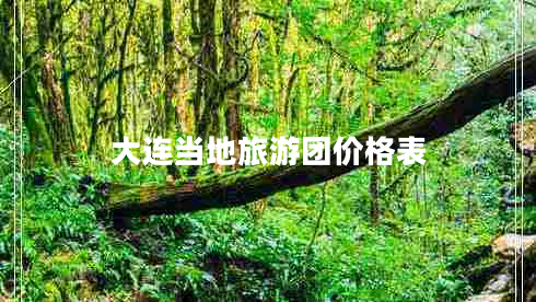 大連當(dāng)?shù)芈糜螆F(tuán)價(jià)格表