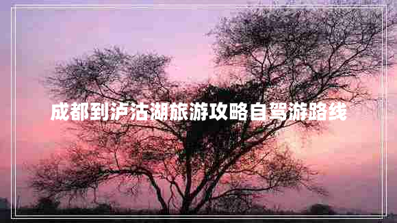 成都到瀘沽湖旅游攻略自駕游路線