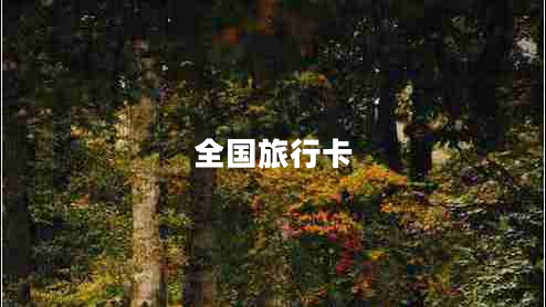 全國(guó)旅行卡