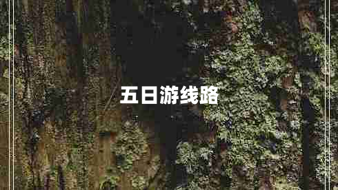 五日游線路