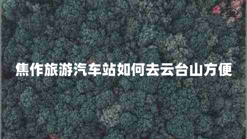 焦作旅游汽車站如何去云臺山方便