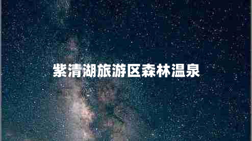 紫清湖旅游區(qū)森林溫泉