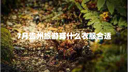 7月貴州旅游穿什么衣服合適