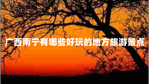 廣西南寧有哪些好玩的地方旅游景點