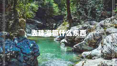 去珠海帶什么東西