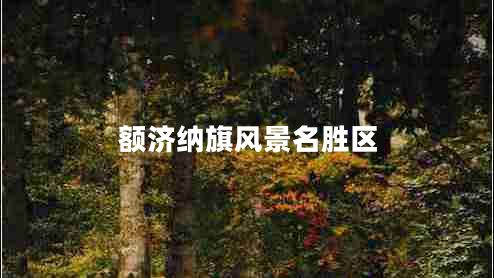 額濟納旗風景名勝區(qū)