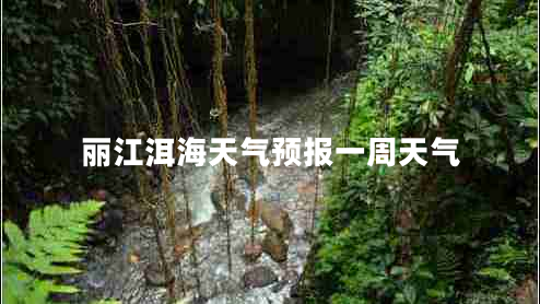 麗江洱海天氣預報一周天氣