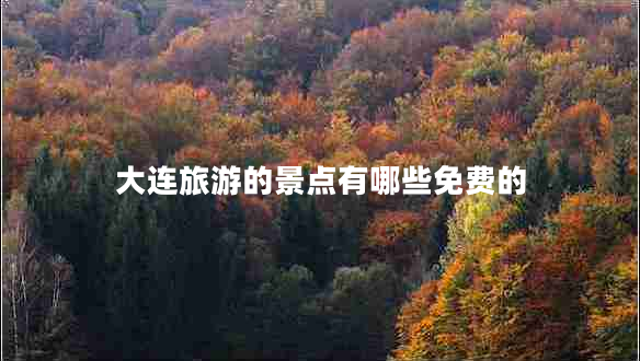 大連旅游的景點有哪些免費的