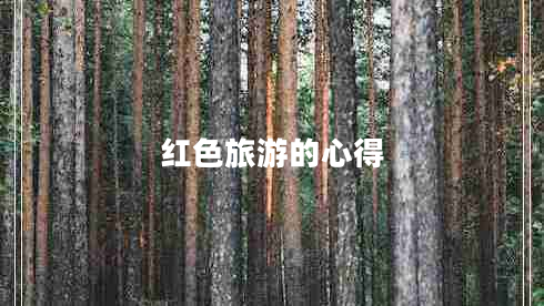 紅色旅游的心得