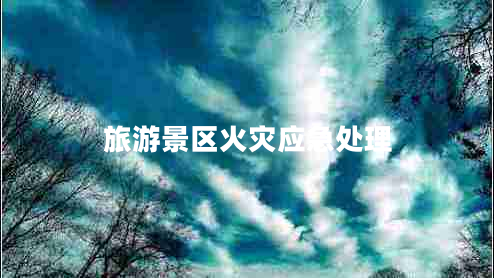 旅游景區(qū)火災(zāi)應(yīng)急處理 旅游景區(qū)火災(zāi)應(yīng)急處理