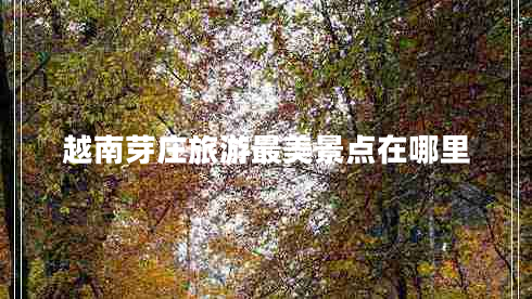 越南芽莊旅游最美景點(diǎn)在哪里