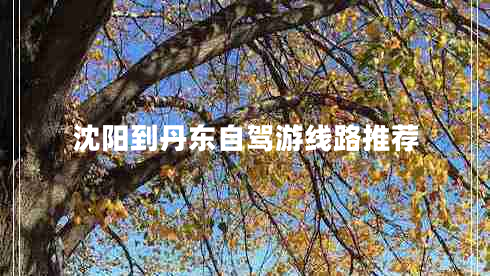 沈陽到丹東自駕游線路推薦