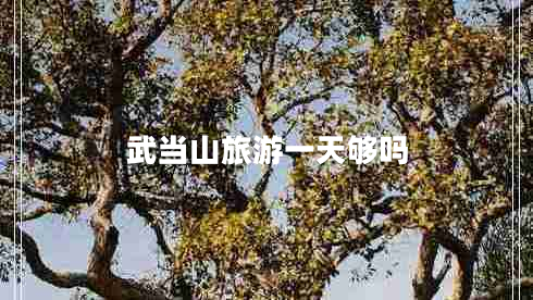 武當(dāng)山旅游一天夠嗎
