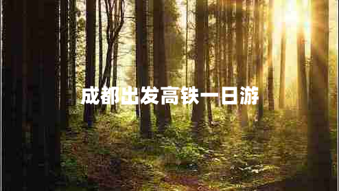 成都出發(fā)高鐵一日游